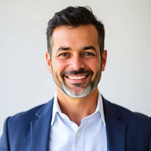 Foto de Ricardo Almeida, fundador da Camisas Masculinas Brasil