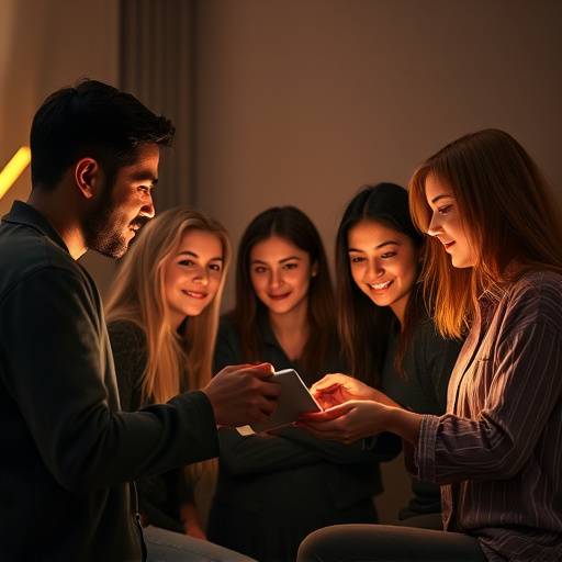 Imagem ilustrativa de pessoas diversas utilizando a internet, representando a inclusão digital.